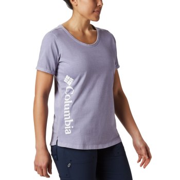 Columbia CSC Pigment, Camiseta Morados Para Mujer | 213857-LJS